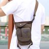 Canvas Drop Leg Bag Outdoor Waist Pack For Men Women Tactical Military