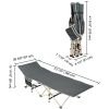 Portable Cot Gray
