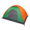 Waterproof Camping Dome Tent for Hiking and Survival - Orange & Green
