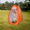12 Person Portable Pop Up Toilet Shower Tent Changing Room Shelter - Orange