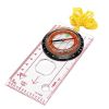 Portable Compass With Ruler Scale For Scout Hiking Camping Boating;