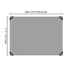 12x16ft Heavy Duty Poly Tarp - Silver+Black for Camping & Outdoor Use
