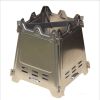 Folding Stainless Steel Charcoal Wood Burning Stove