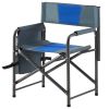 Lightweight Oversized Directors Chair with Storage Pockets for Camping