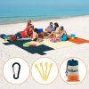 1pc Sand Resistant Beach Blanket for 4-6 Adults Waterproof Picnic Mat