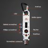 Multifunctional Keychain Tool Kit with LED Flashlight and Bottle Opener