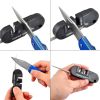 1pc Portable Tungsten Ceramic Carbide Knife Sharpener Pocket Tool