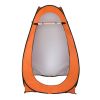 12 Person Portable Pop Up Toilet Shower Tent Changing Room Shelter - Orange