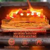 Semi-Auto Silver 12 Outdoor Pizza Oven Portable Wood Fired Pizza Oven Outdoor
