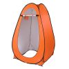 12 Person Portable Pop Up Toilet Shower Tent Changing Room Shelter - Orange
