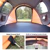 Black and Orange Pop Up Camping Tent for 2 People 