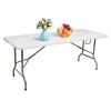 6ft Portable Folding Table for Camping, Picnics, and Parties