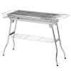 Outsunny Charcoal Grill Stainless Steel Portable Folding BBQ