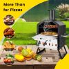 2-Layer Pizza Oven with Removable Cooking Rack 
