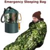 Aluminum Foil First Aid Sleeping Bag With Metal Coating; PE Plastic Film Inner