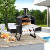 2-Layer Pizza Oven with Removable Cooking Rack 
