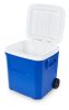 Laguna Ice Chest Cooler with Wheels - 60 Qt Blue