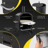 2-Layer Pizza Oven with Removable Cooking Rack 