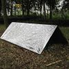 Windproof Emergency Thermal Blanket Waterproof Survive First Aid Kit For