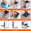 Portable Backpacking Stove for Camping Hiking Picnic BBQ Outdoor Cooker Folding