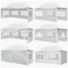 10 X 20ft EZ Pop Up Canopy Folding-White for Outdoor Events