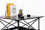 Set of 3 Folding Outdoor Table and Chairs Set for Indoor Outdoor Camping