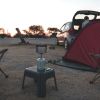 12Pcs Camping Cookware Set with Stove, Aluminum Pots & Pans