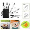 12Pcs Camping Cookware Set with Stove, Aluminum Pots & Pans