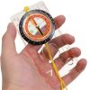 Portable Compass With Ruler Scale For Scout Hiking Camping Boating;