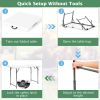 Height Adjustable Folding Table for Camping and Outdoor Events