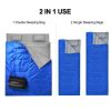 Waterproof Sleeping Bag with 2 Pillows for 2 People 