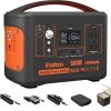 Portable Power Station 568Wh/600W Wireless Charger 15W PD Output 65W Type-C/QC
