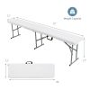Portable Picnic Folding Bench with Carrying Handle - 6 Feet Long