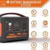 Portable Power Station 110V/600W 568Wh Lithium Battery Pure Sine Wave AC Outlet