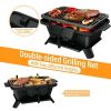 Cast Iron Tabletop BBQ Grill Stove for Camping and Picnics