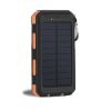 10000mAh Portable Fast Charging Power Bank with Solar Charging & Flashlight