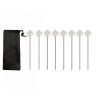 Heavy Duty Tent Stakes and Ground Nails for Camping - 8pcs Glowing Pegs