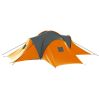 9-Person Family Camping Tent Gray and Orange