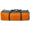 9-Person Family Camping Tent Gray and Orange