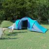 6-Person Family Tent  Blue and Light Blue