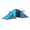 6-Person Family Tent  Blue and Light Blue
