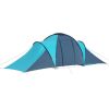 6-Person Family Tent  Blue and Light Blue