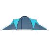 6-Person Family Tent  Blue and Light Blue