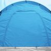 6-Person Family Tent  Blue and Light Blue