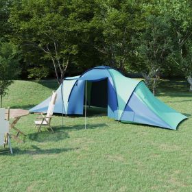 6-Person Family Tent  Blue and Green