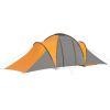 6-Person Family Tent  Gray and Orange
