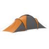 6-Person Family Tent  Gray and Orange
