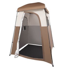 VEVOR Camping Shower Tent, 66" x 66" x 87" 1 Room Oversize Outdoor Portable