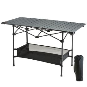 VEVOR Portable Camping Table with Side Tables