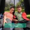 Instant Pop-up Camping Tent with Removable Rainfly, 2-4 People 